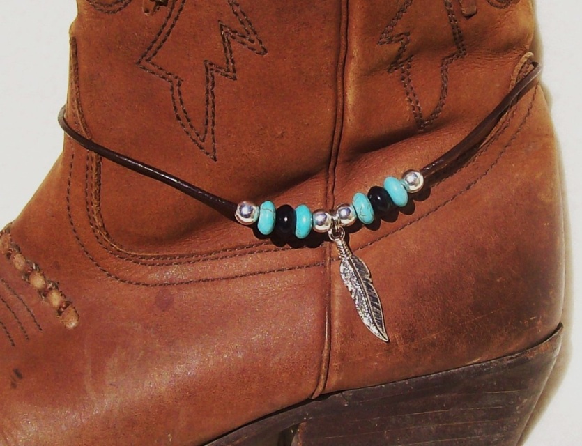 Feather Boot Bracelet